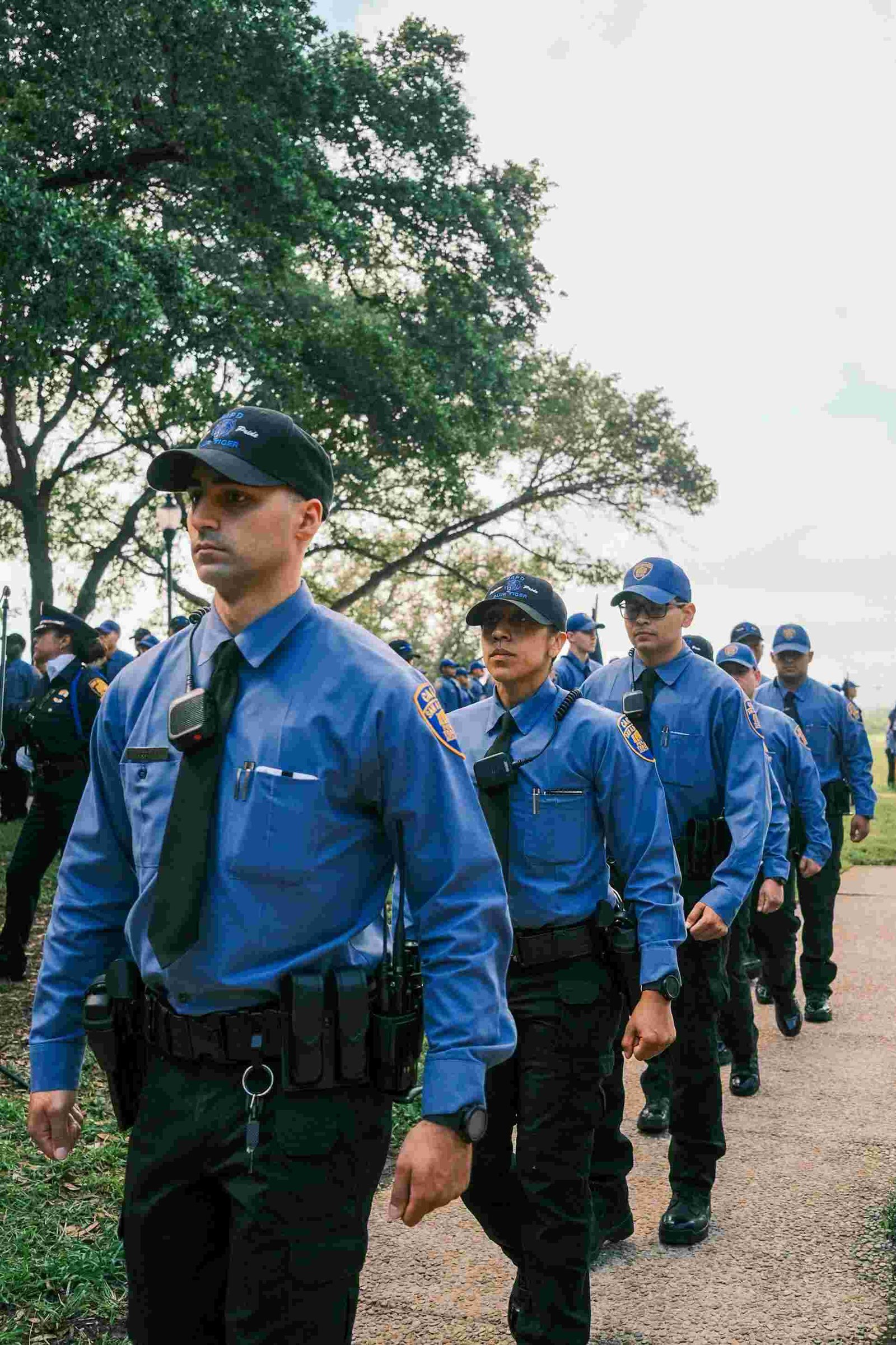 Female officer, frisking duty — Indus Security Services