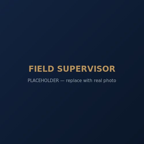 Field Supervisor — Indus Security Services